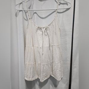 Cream Tank Top